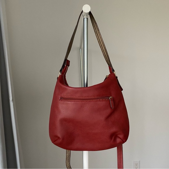 Burgundy shoulder or crossbody bag - Picture 6 of 16